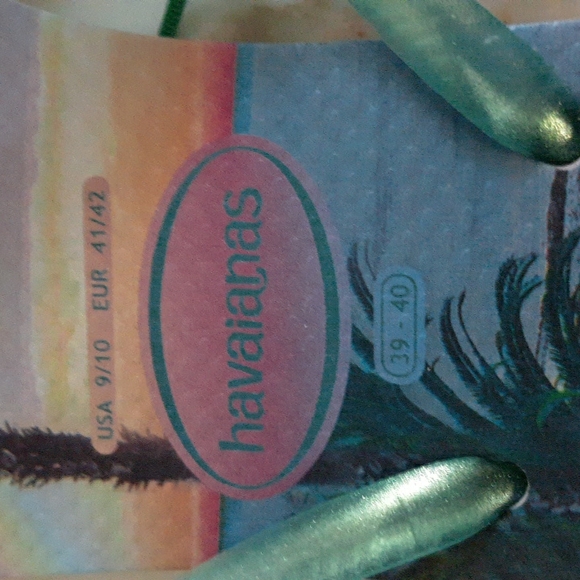 Havaianas "Lilac Passage" Slim Flip Flops - Picture 6 of 7